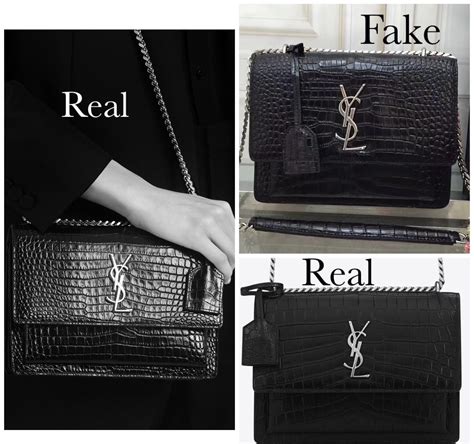 real vs fake ysl purse|authentic YSL handbag.